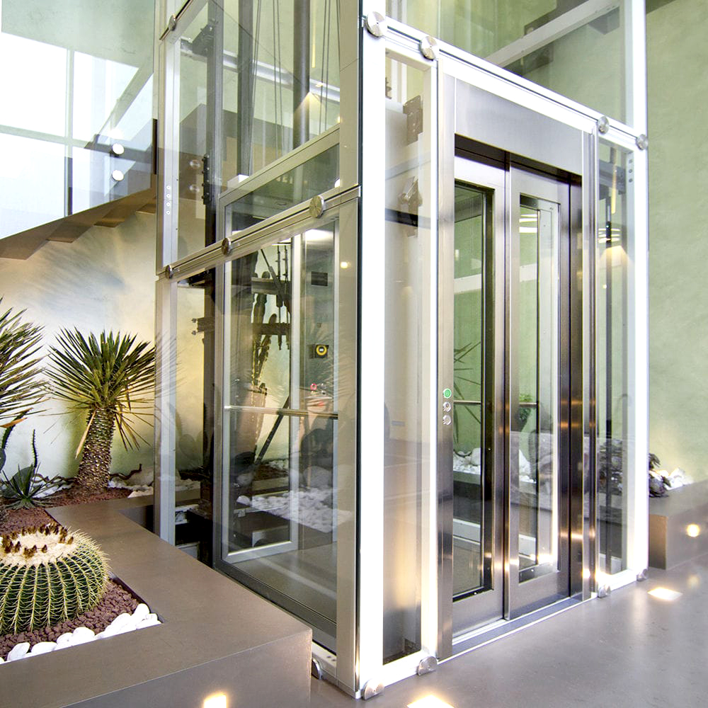 Full Vision Glass Door Elevators